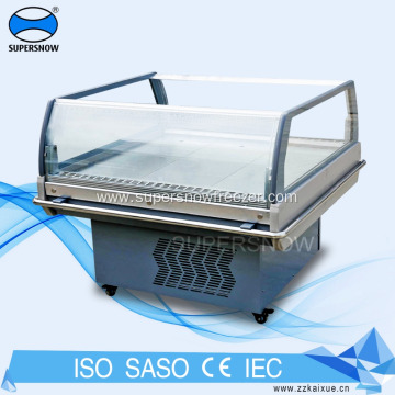 Portable Mini Freezer Glass Door On Wheels